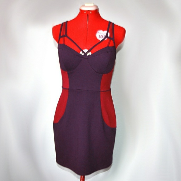 Minuet Colorblock Dress, Mod Cloth Dress - Picture 1 of 6
